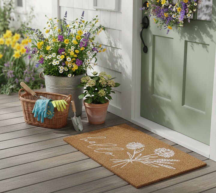 Wildflower Bouquet Doormat