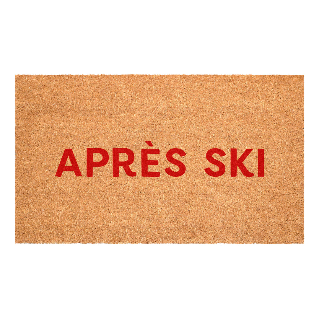 Apres Ski Black Doormat