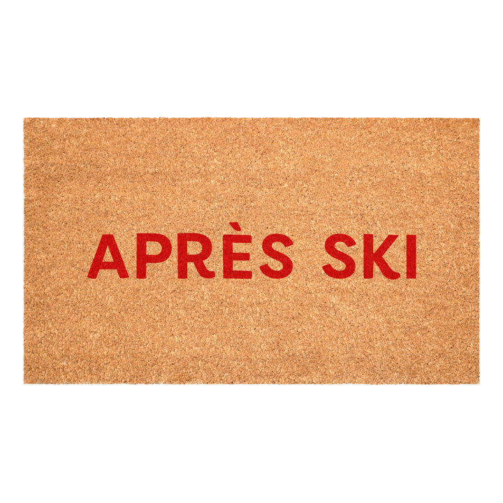 Apres Ski Black Doormat