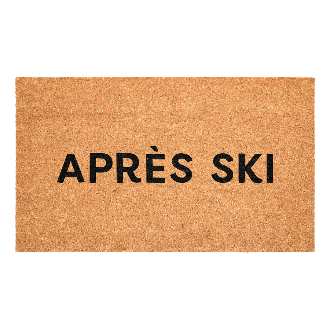Apres Ski Black Doormat