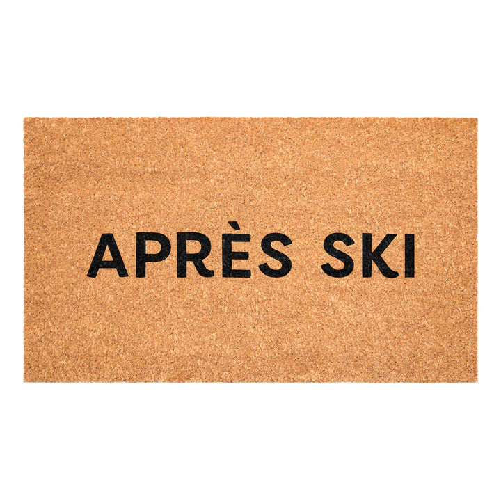 Apres Ski Black Doormat