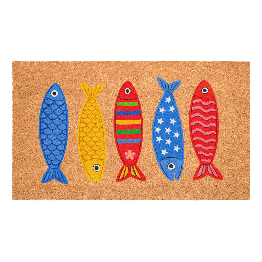 Colorful Sardines Doormat