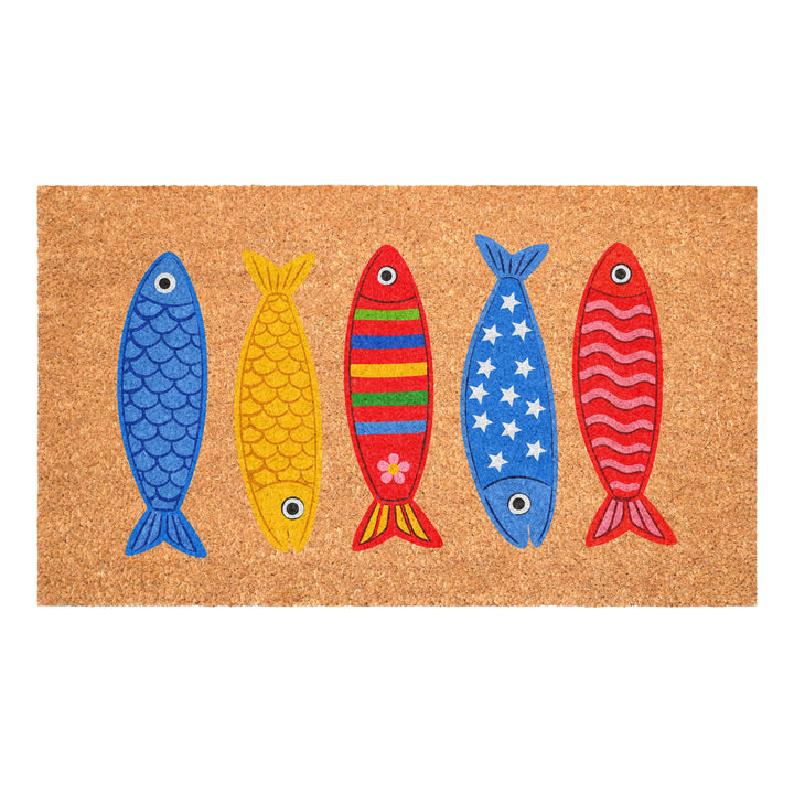 Colorful Sardines Doormat