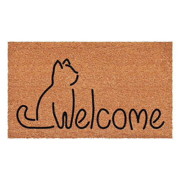 Lucky Cat Welcome Doormat