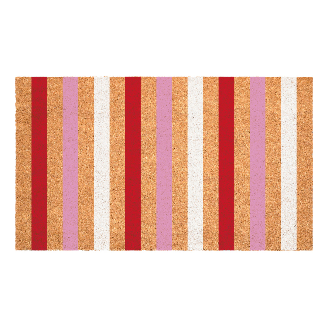Pink Delight Strip Doormat