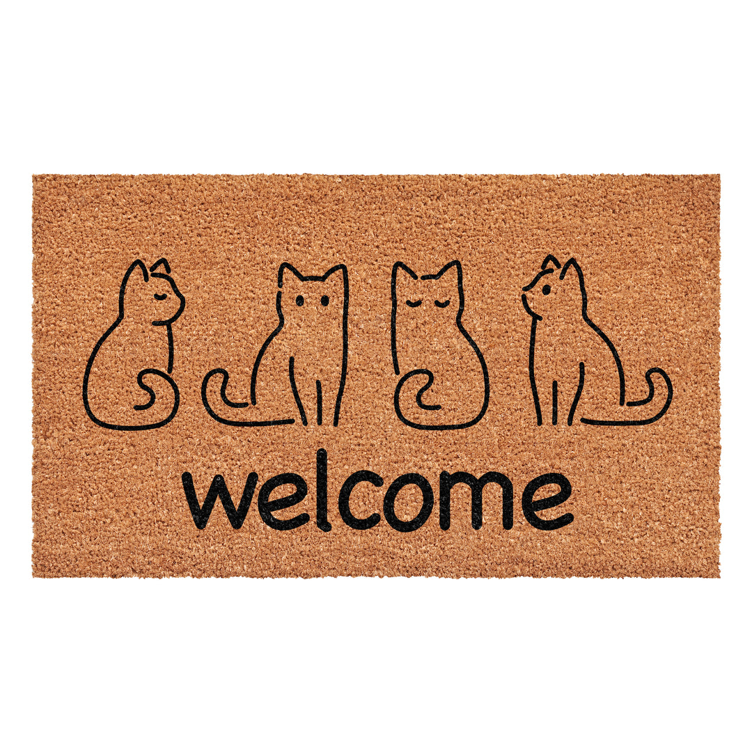 Sassy Cats Welcome Doormat