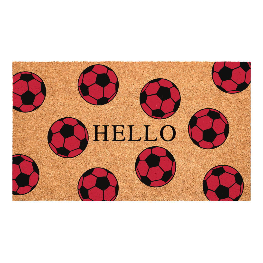 Soccer Hello Doormat
