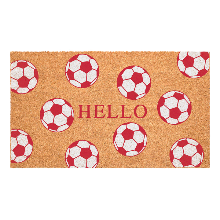 Soccer Hello Doormat