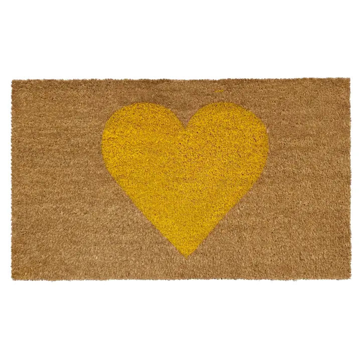 Red Heart Doormat