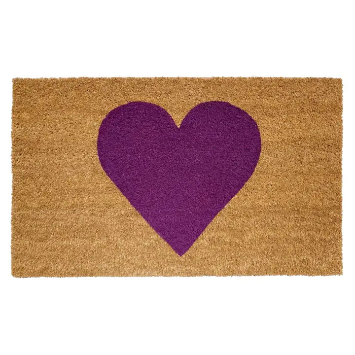 Red Heart Doormat
