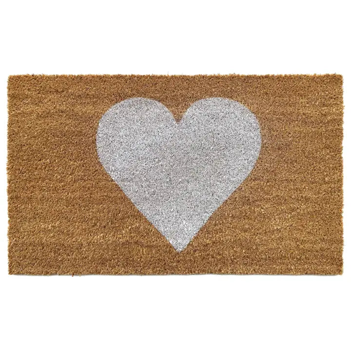 Red Heart Doormat